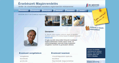 Desktop Screenshot of drmenyhei-ersebeszet.com